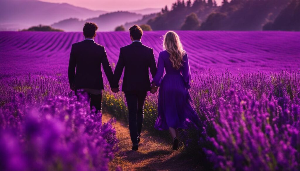 spiritual significance of purple in relationships