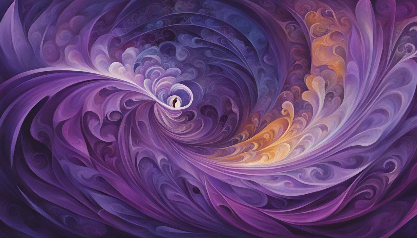 what is the spiritual meaning of purple in a dream,