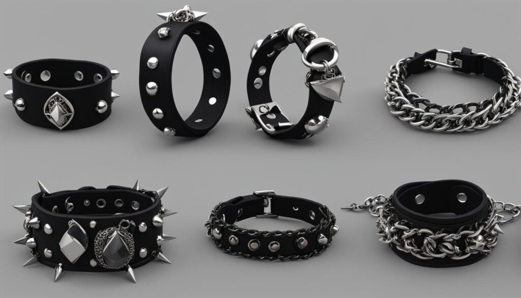 Bracelet Goth styles