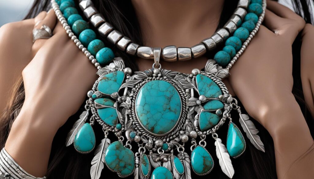 turquoise in Native American jewelry