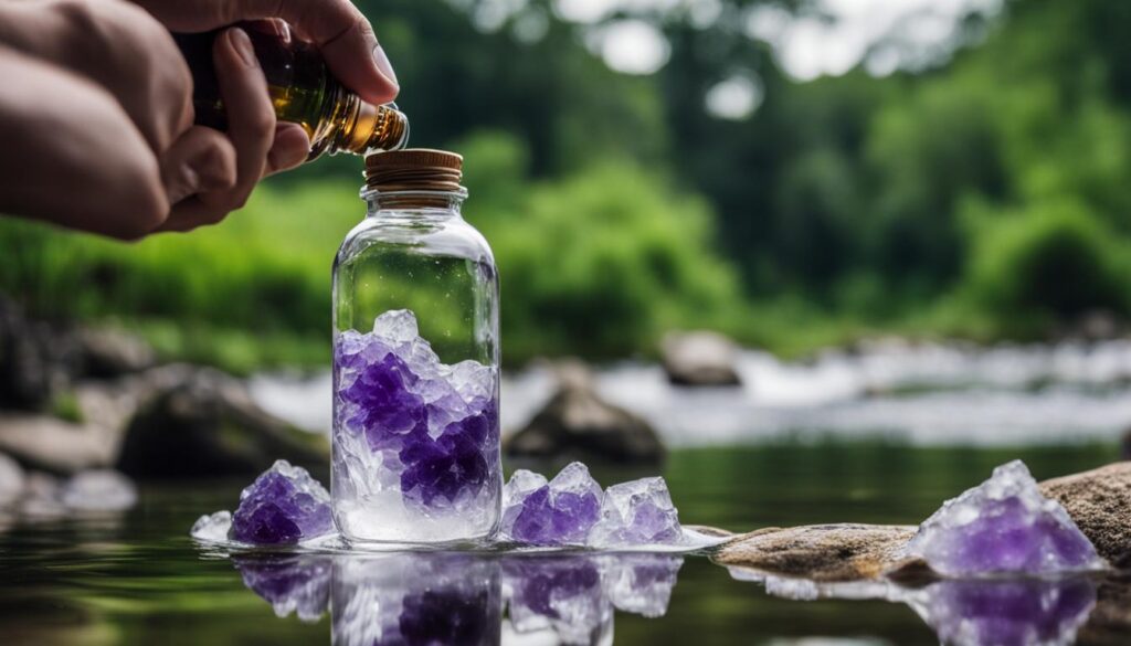 using amethyst water for healing